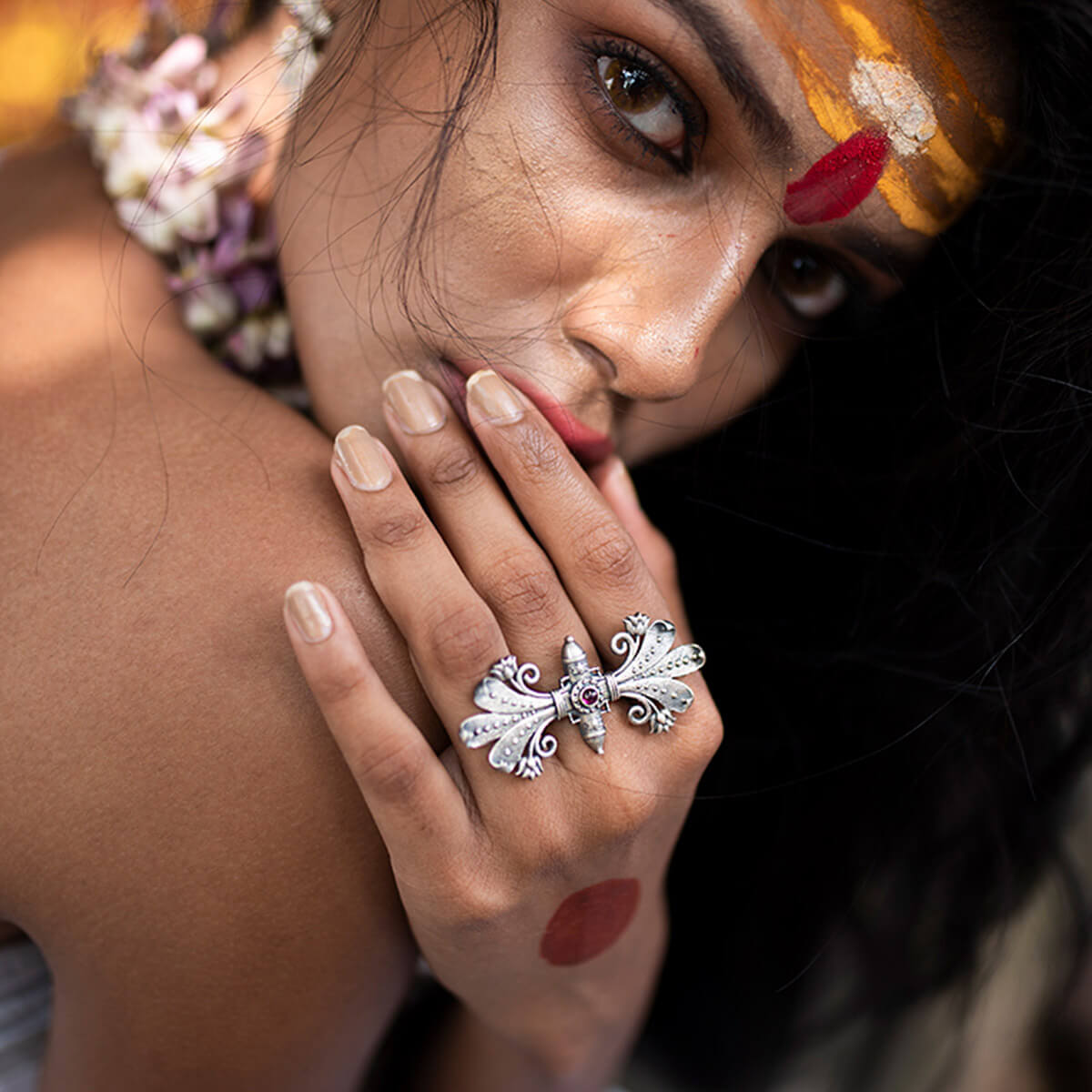pinakin silver finger ring by moha