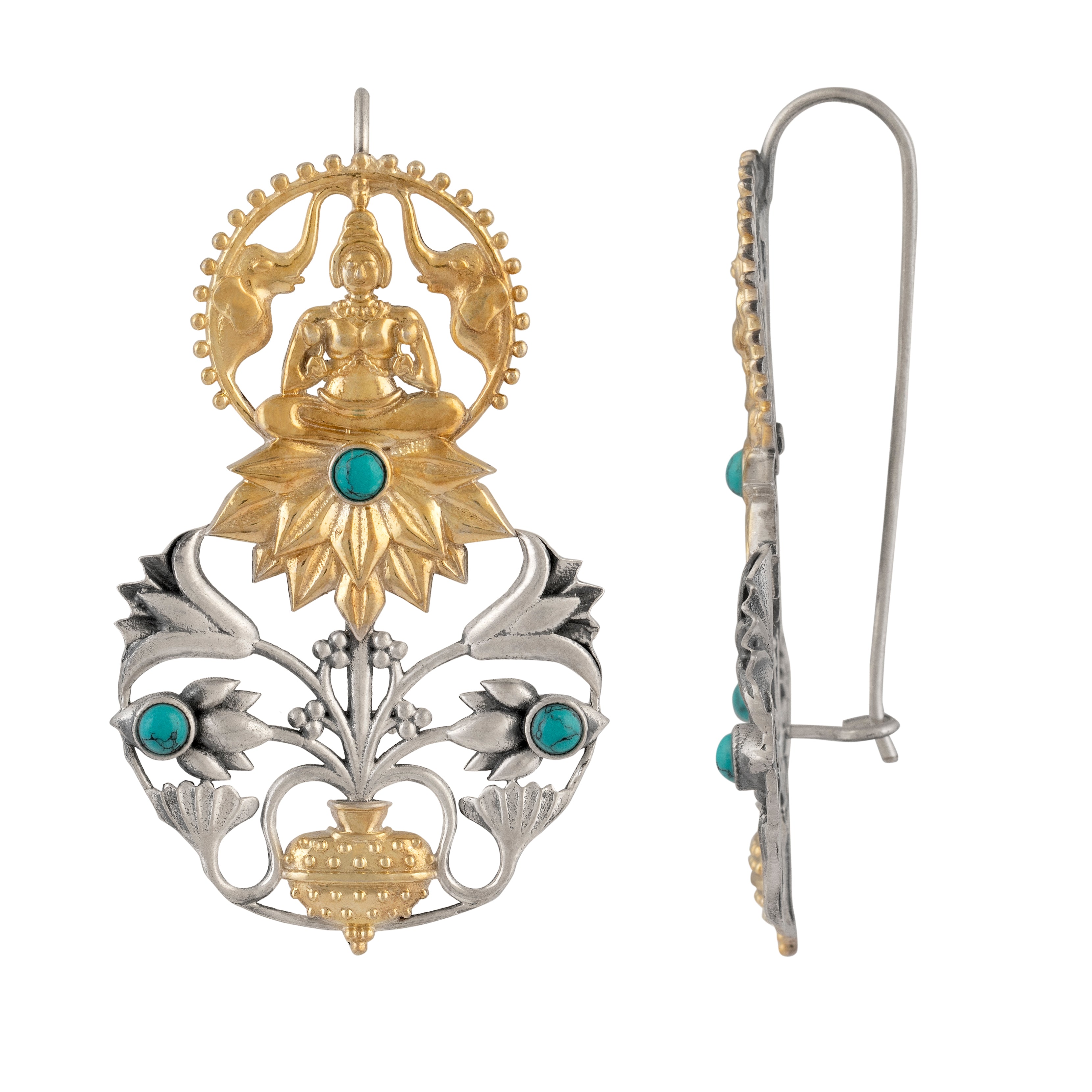 pruthvi silver earrings by moha