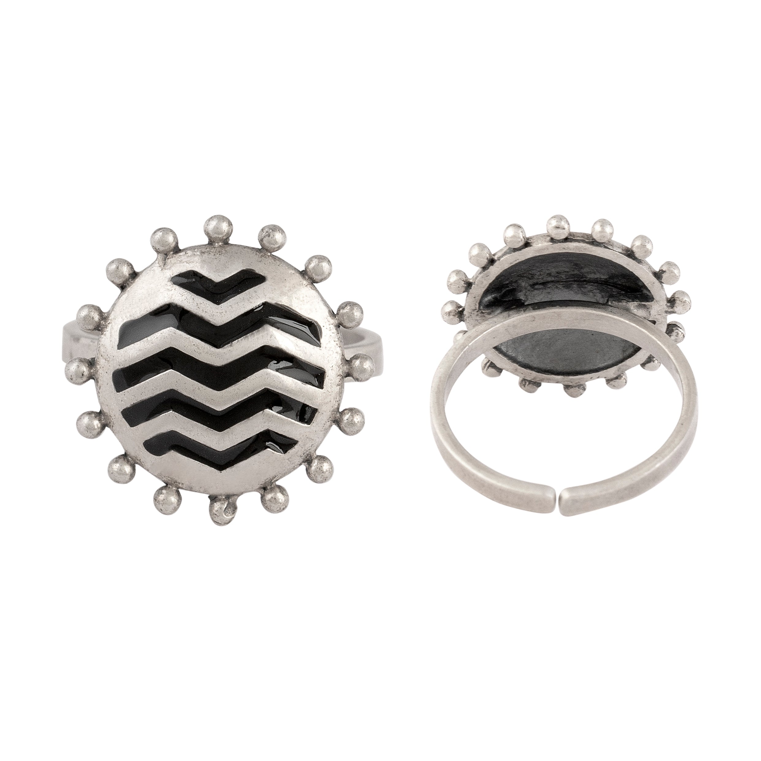 ravi silver toe rings by moha