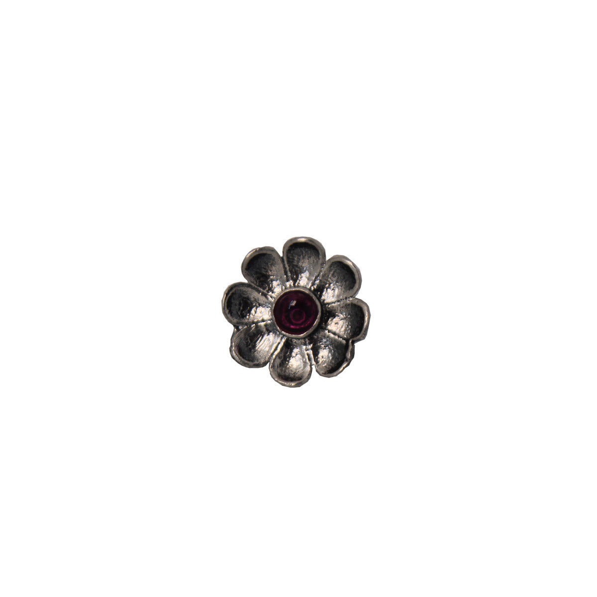 sadafuli silver nose pin