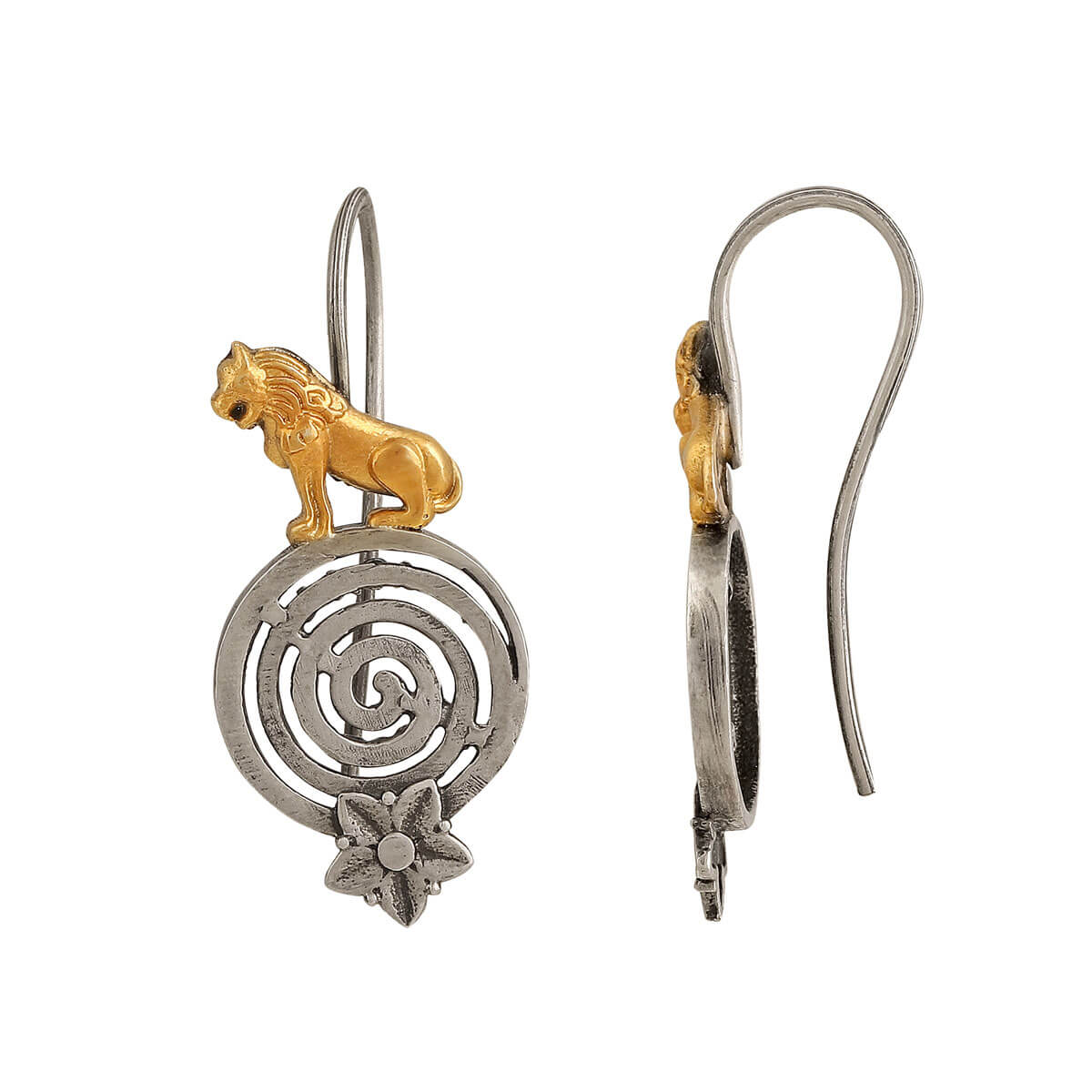 sinhal vartula silver earrings by moha