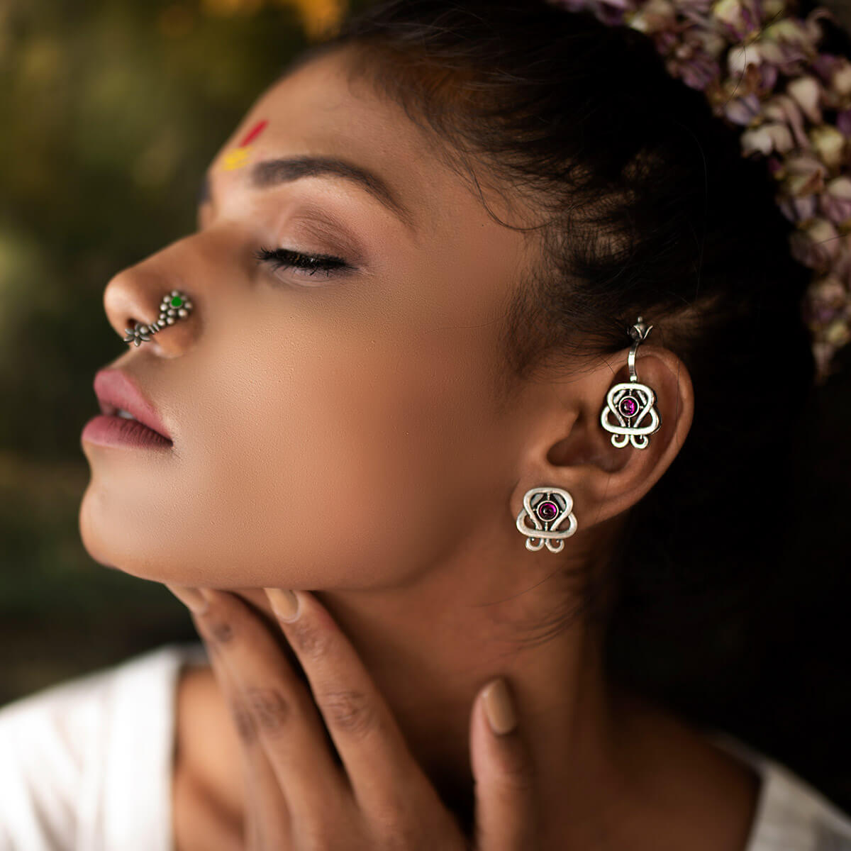 Som Silver Earrings