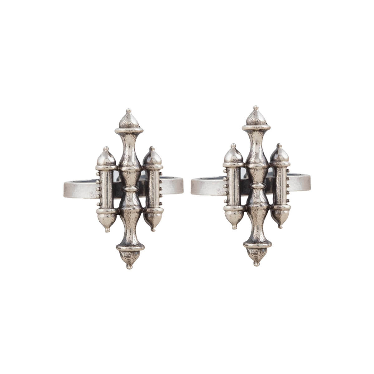 stambh silver toe rings by moha