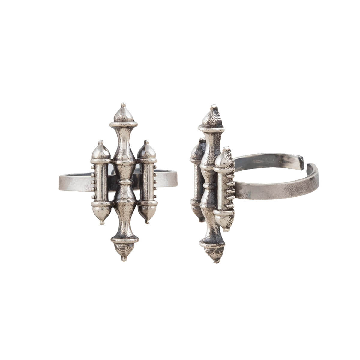 stambh silver toe rings by moha