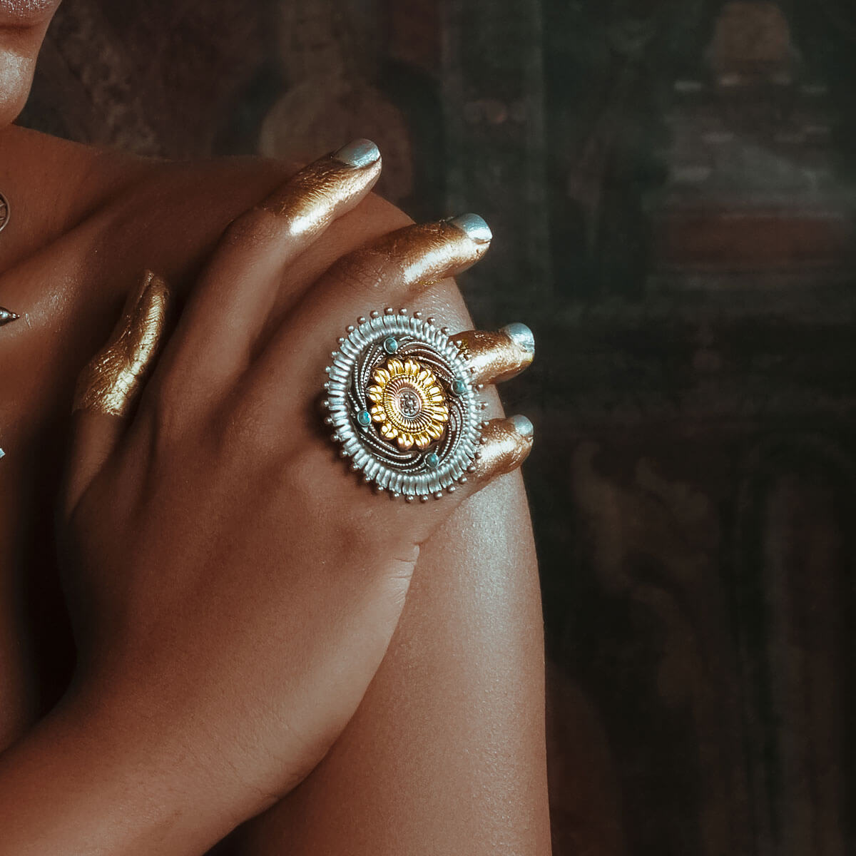 tejo valaya silver finger ring