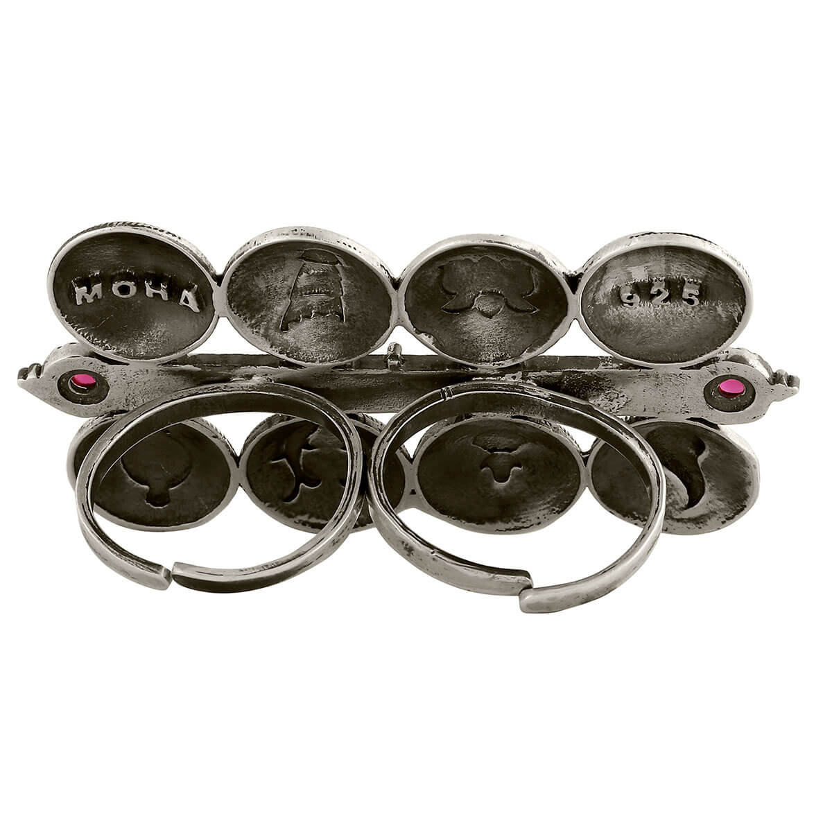 the throne silver ring by moha