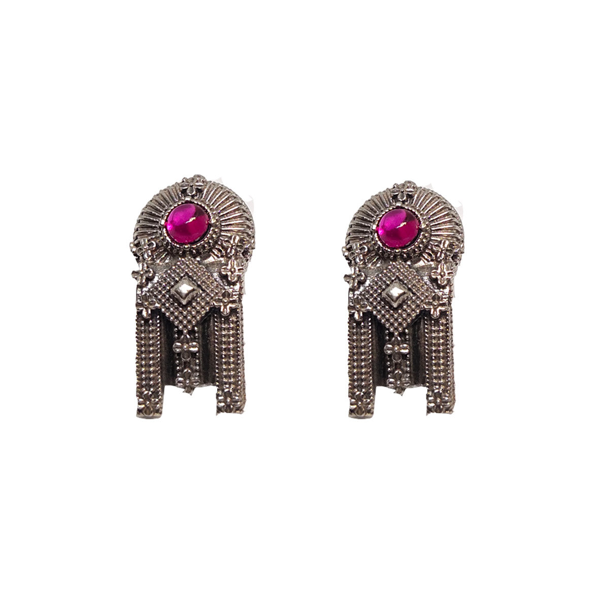 thoppa taali silver earrings by moha