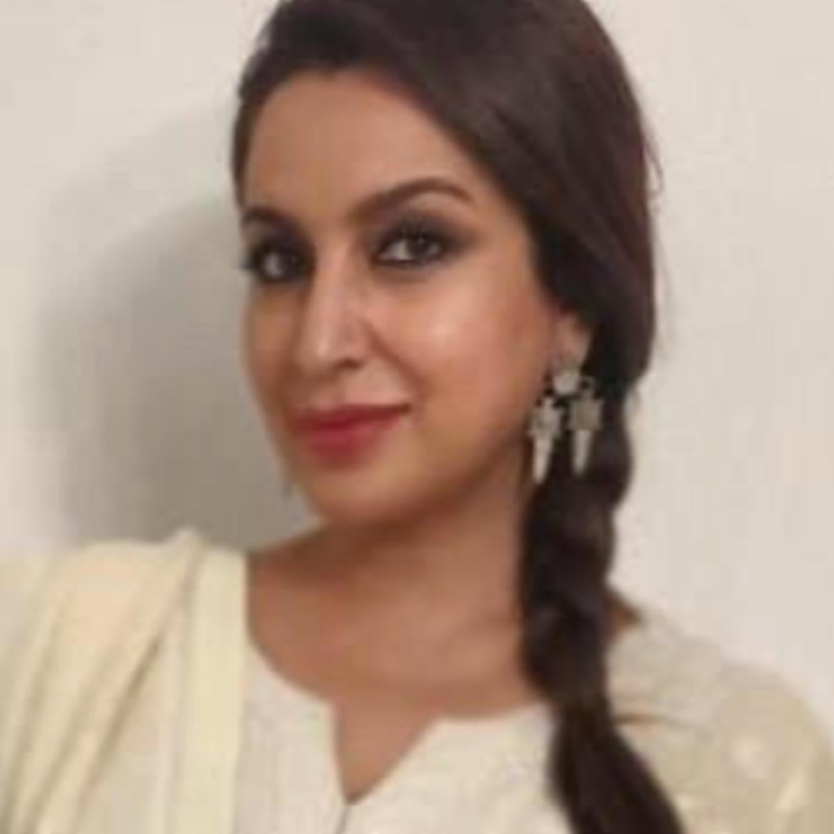 tisca chopra wearing ahir silver earrings by moha