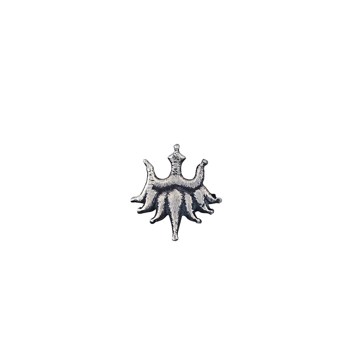 urja silver nose pin pierced by moha