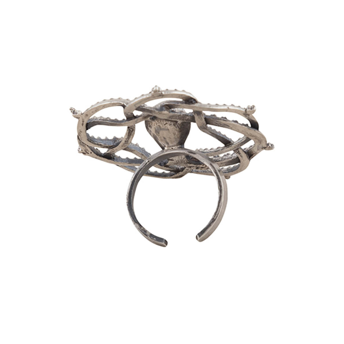 vasuki silver finger ring by moha