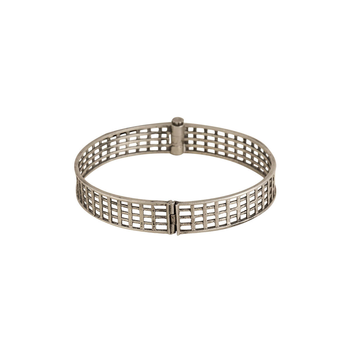 vedika silver bangle by moha