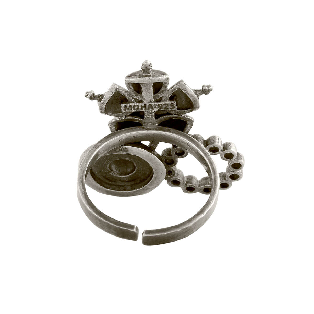 west rose circle ring