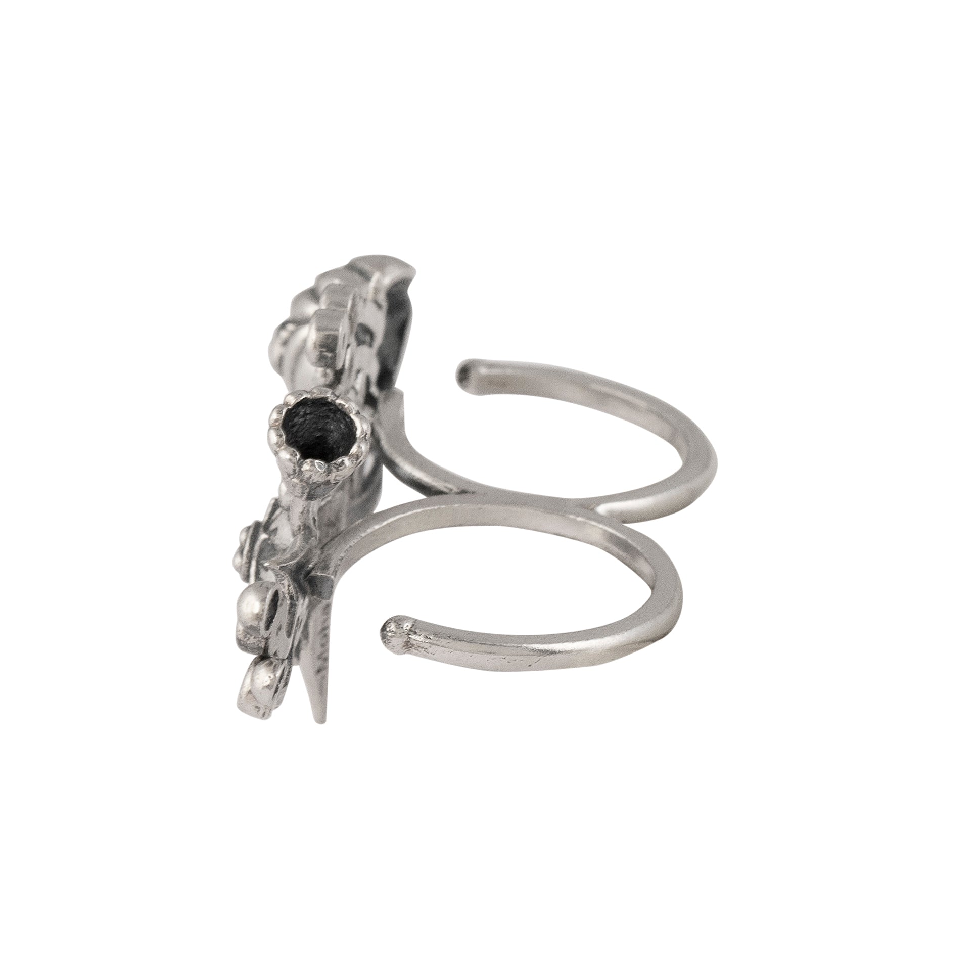 william morris blossom pod silver finger ring by moha