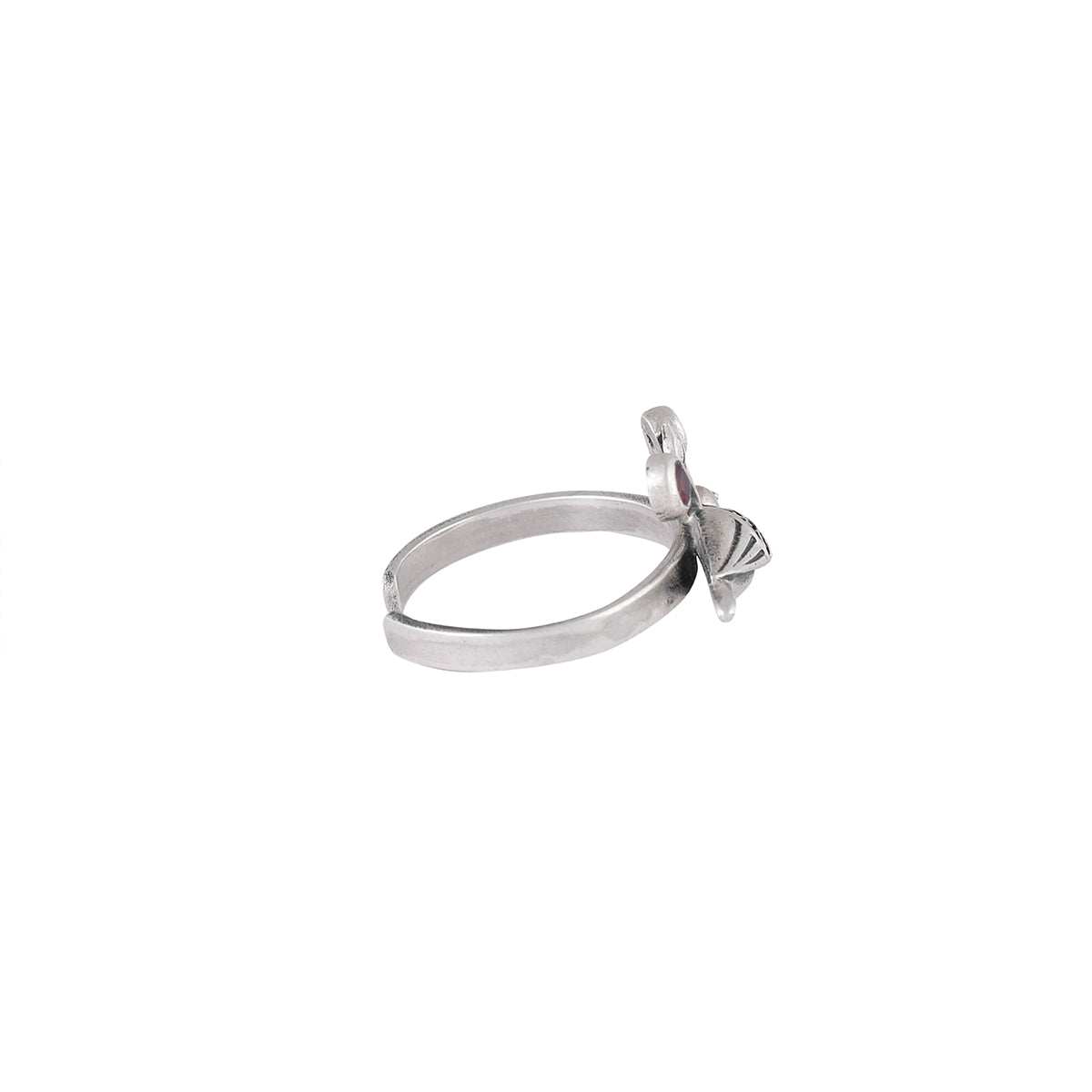 william morris strawberry thief crown silver finger ring by moha