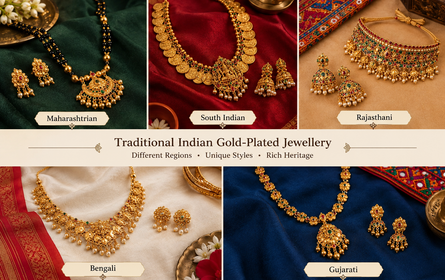 Why Does Traditional Indian Gold-Plated Jewellery Look Different Across Regions?