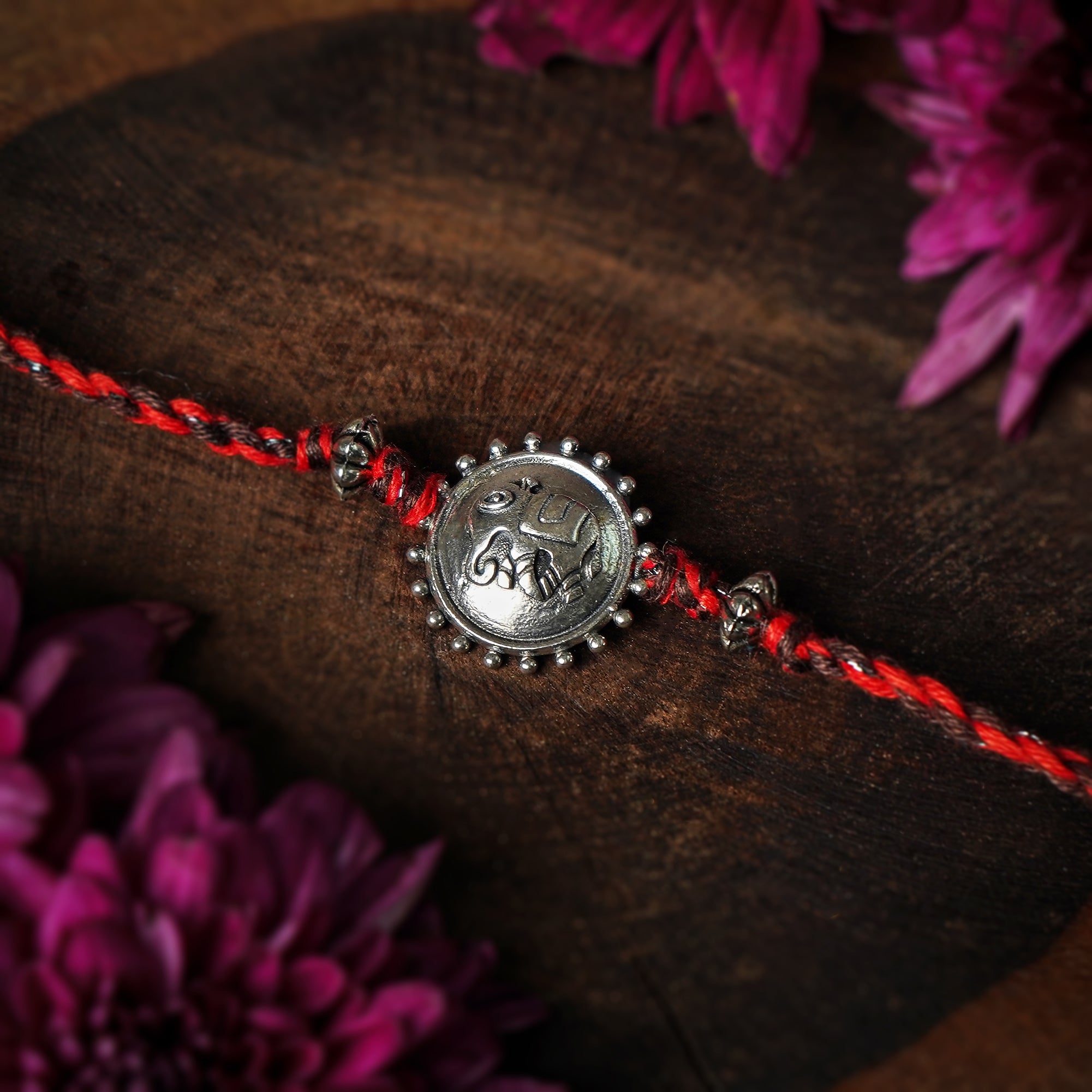 Gaja Silver Rakhi by Moha