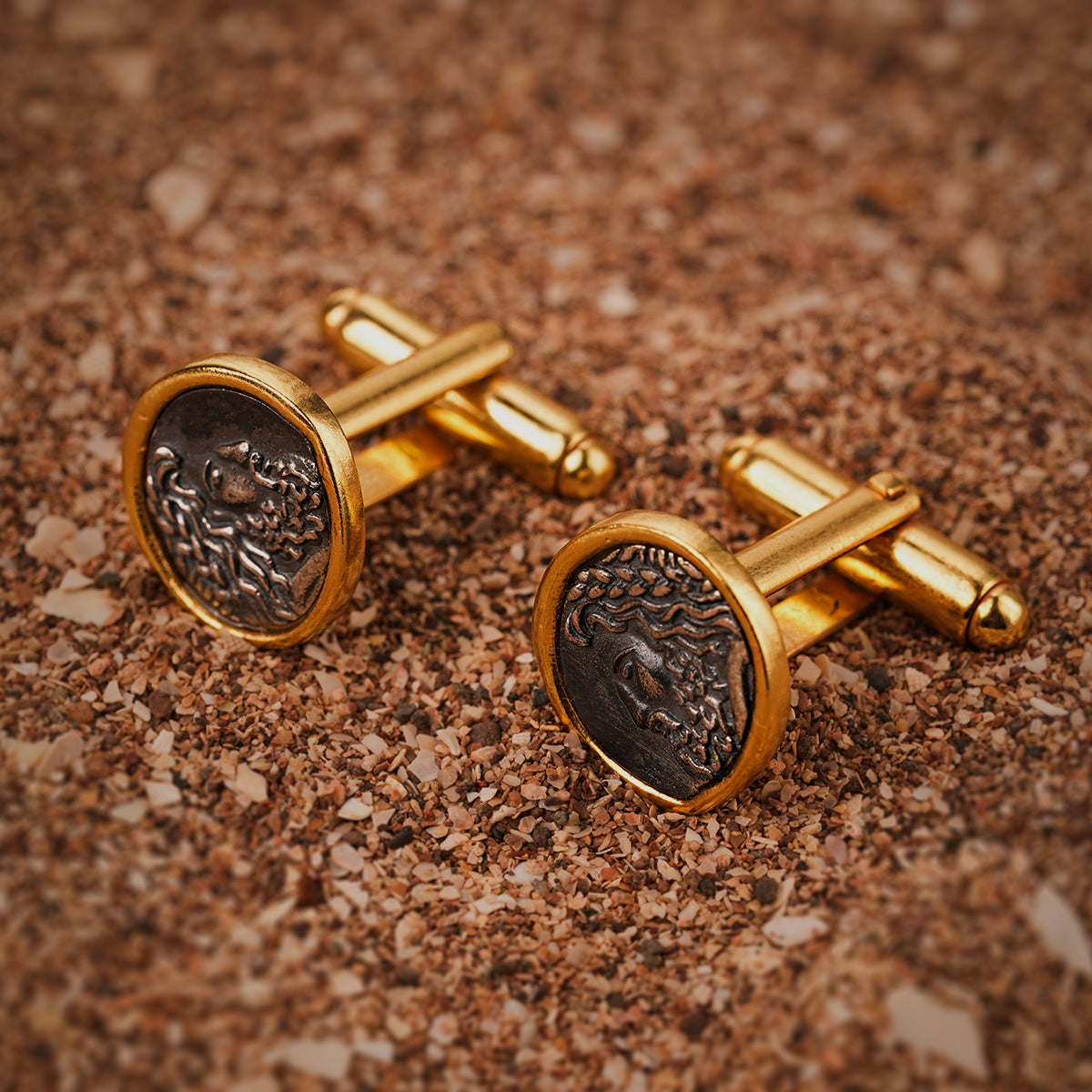 Zeus Silver Cufflinks by MOHA