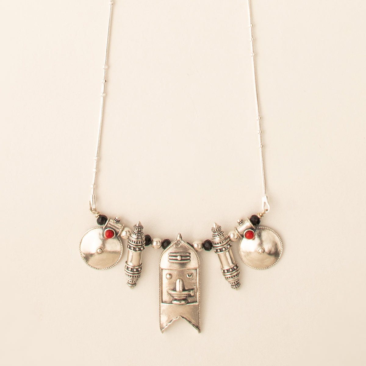 Shiv Shakti Silver Taali Chain by MOHA