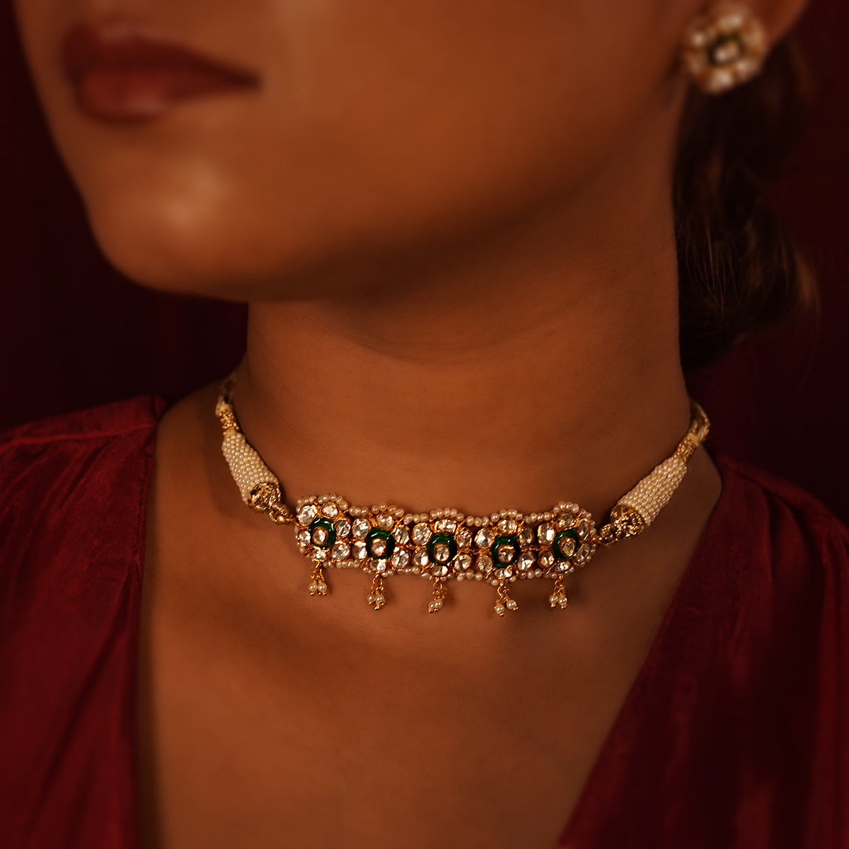 Saaj Silver Choker by MOHA