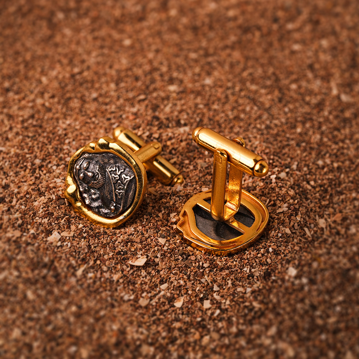 Priest King Silver Cufflinks by MOHA