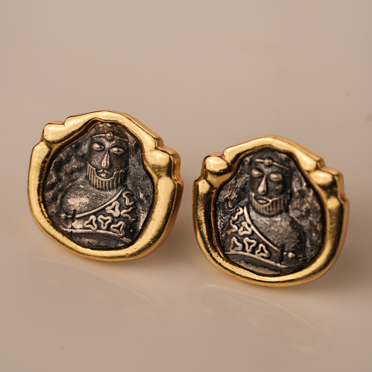 Priest King Silver Cufflinks by MOHA