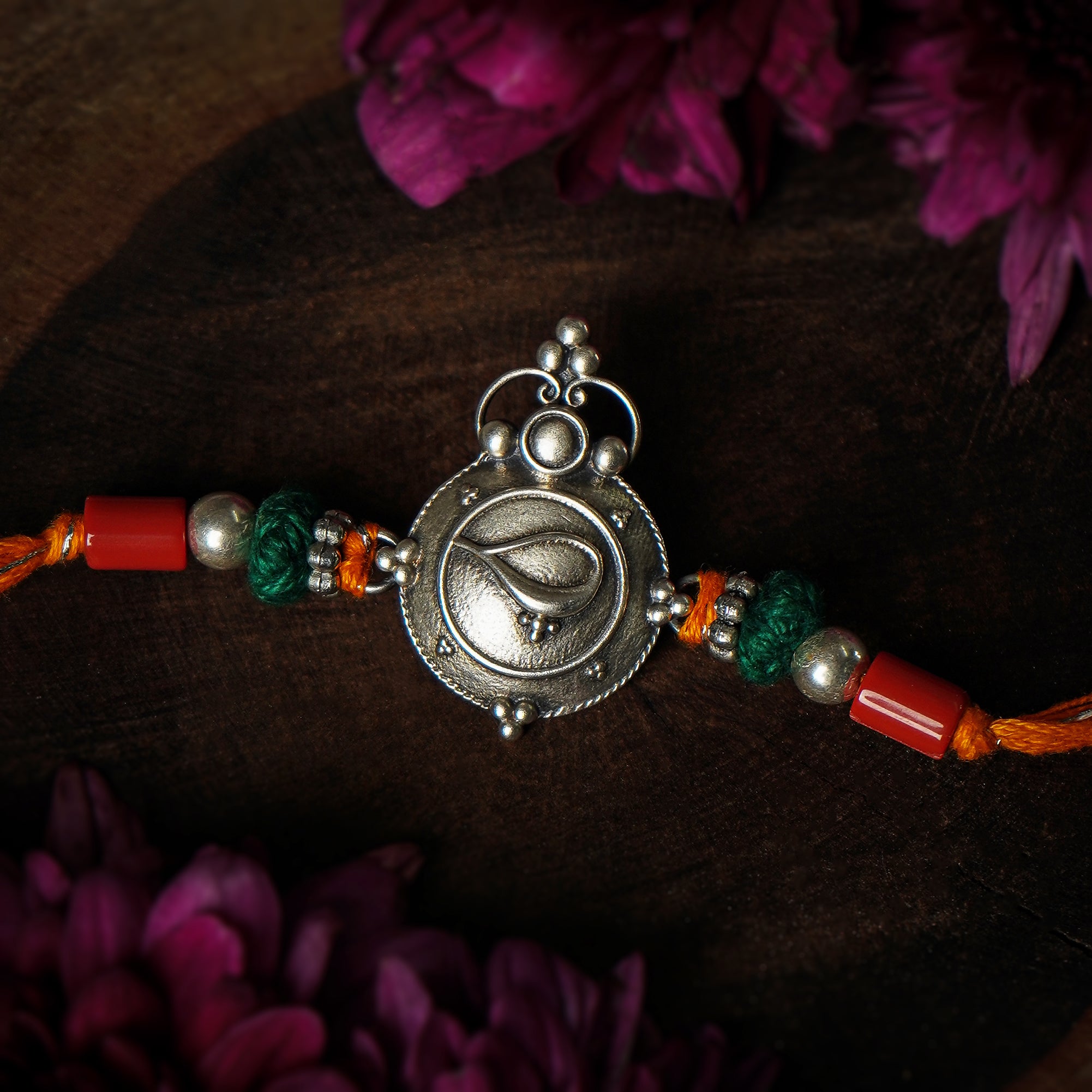 Diva Silver Rakhi by Moha