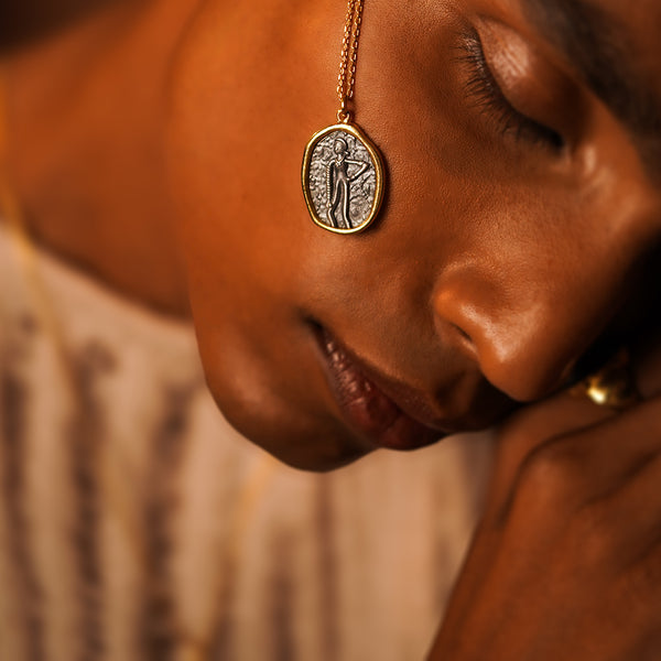 Naari Silver Pendant with Chain by MOHA