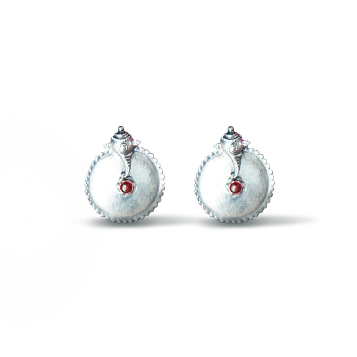 Shubh Silver Earrings by Moha