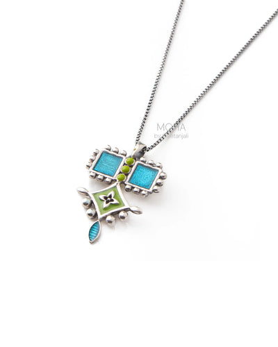 Aakriti Silver Chain Pendant by MOHA