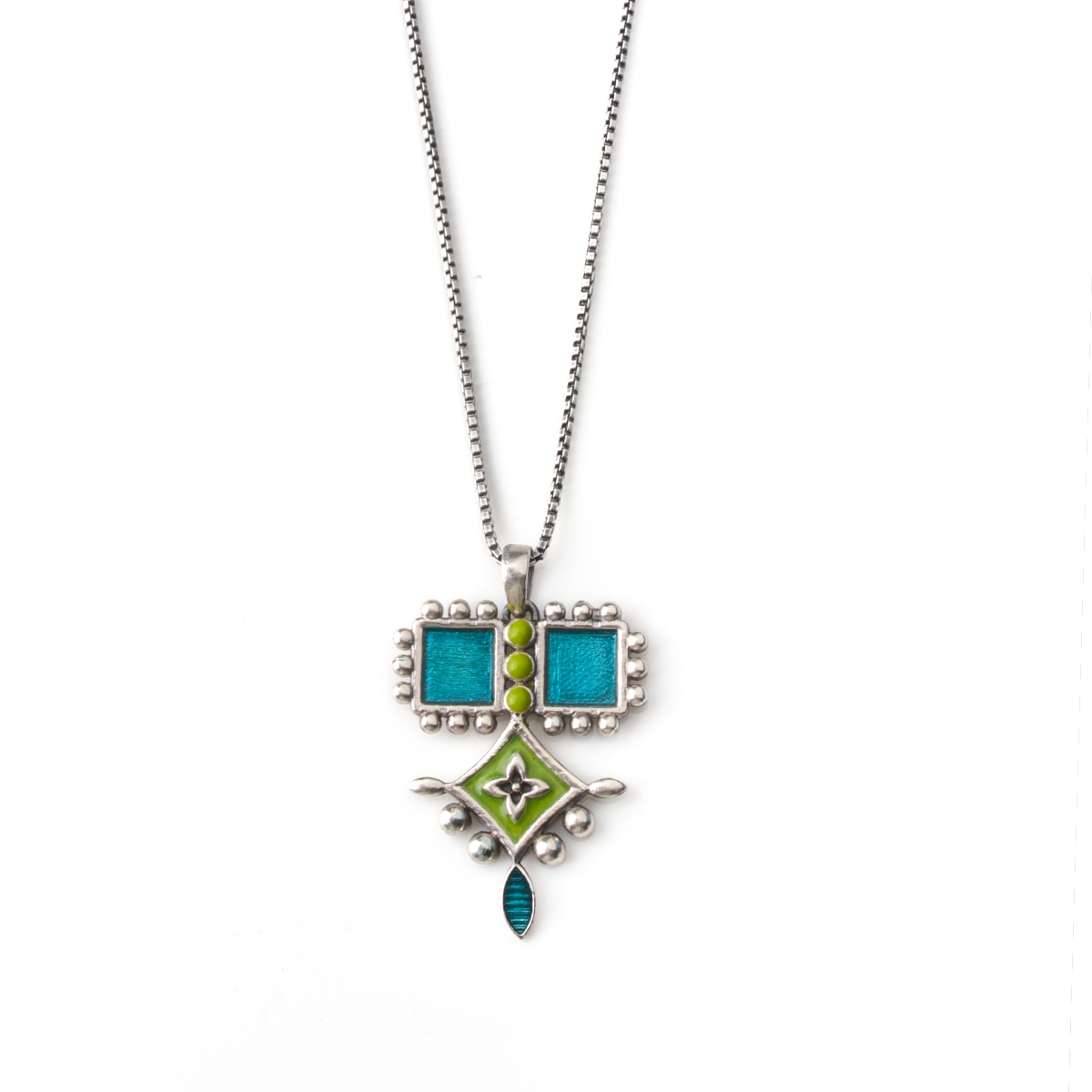 aakriti silver chain pendant by moha