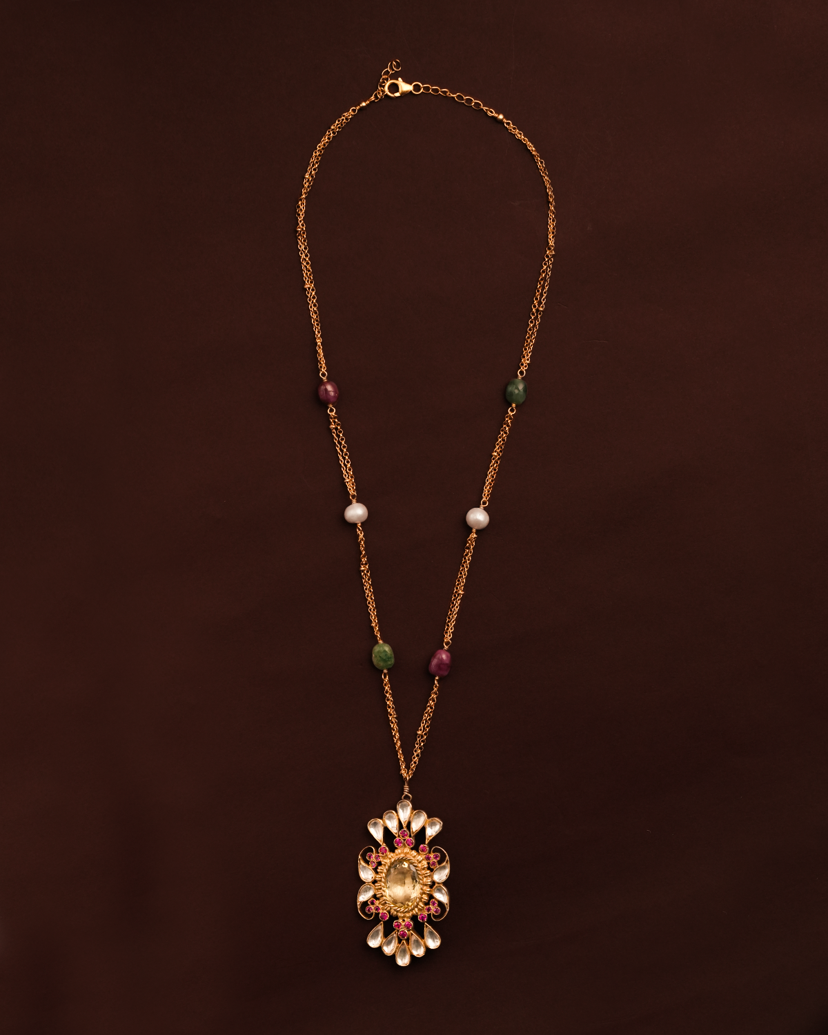 Aaranya Silver Necklace By MOHA