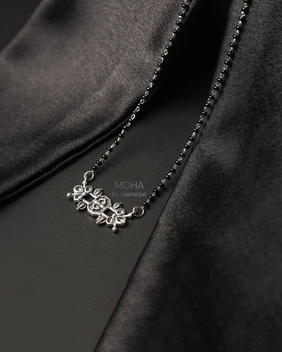 Alpana Silver Mangalsutra by MOHA