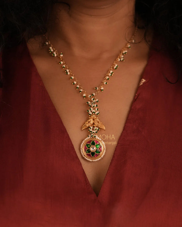 Amara Silver Pendant with Chain by MOHA