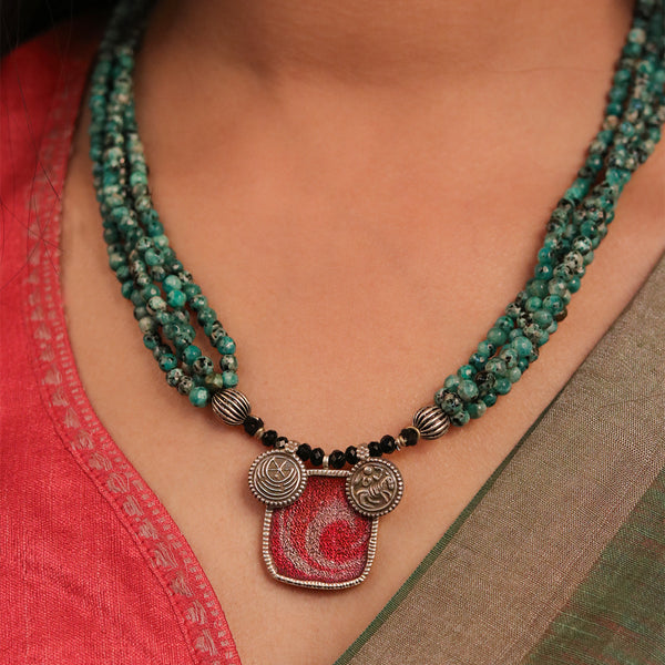 Ananta Silver Necklace by Moha