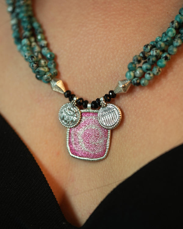 Ananta Silver Necklace by Moha