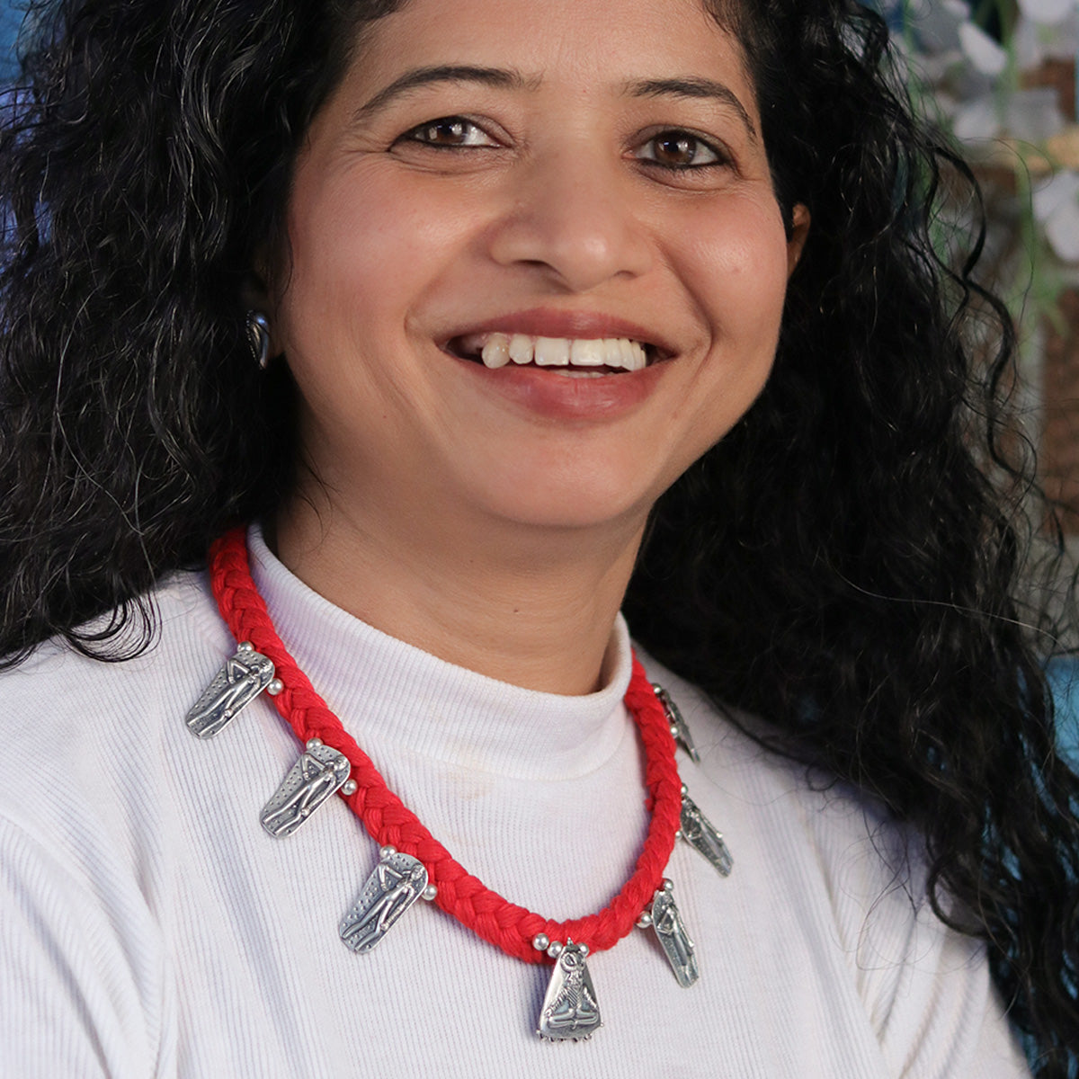 Sindhu Silver Necklace By Moha