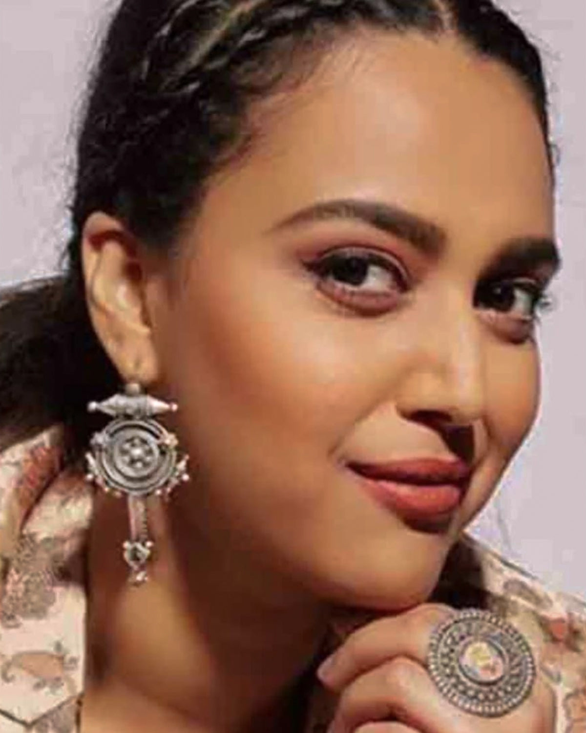 Hingora Silver Earrings - Big