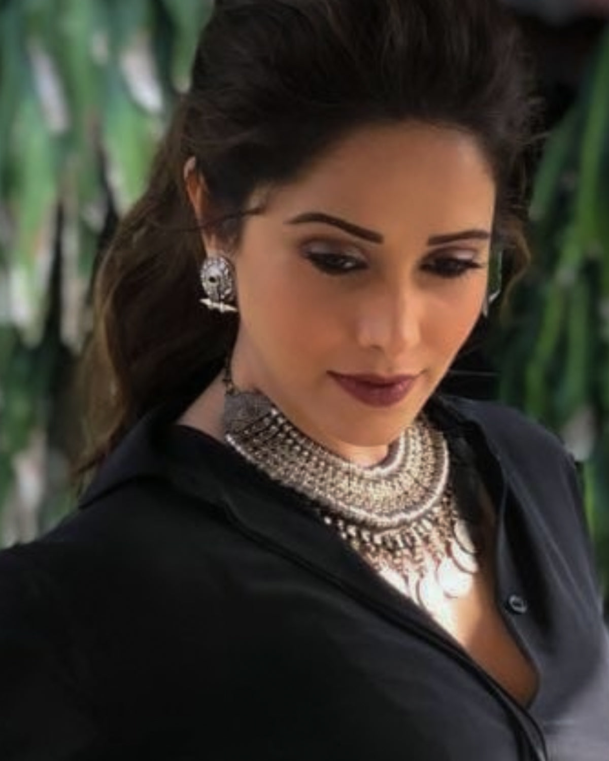 Akota Stud Silver Earrings