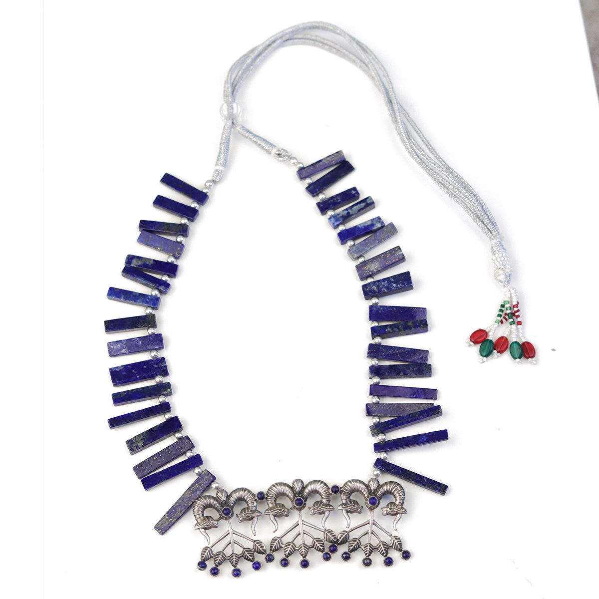 Shringa Silver Necklace By Moha