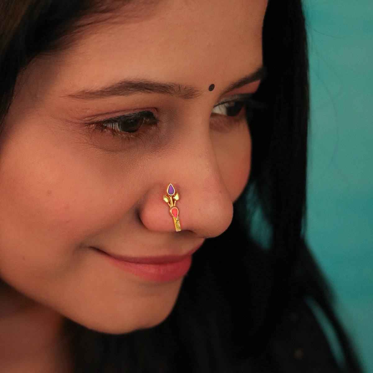 Chamba Nose Pin clip on by MOHA