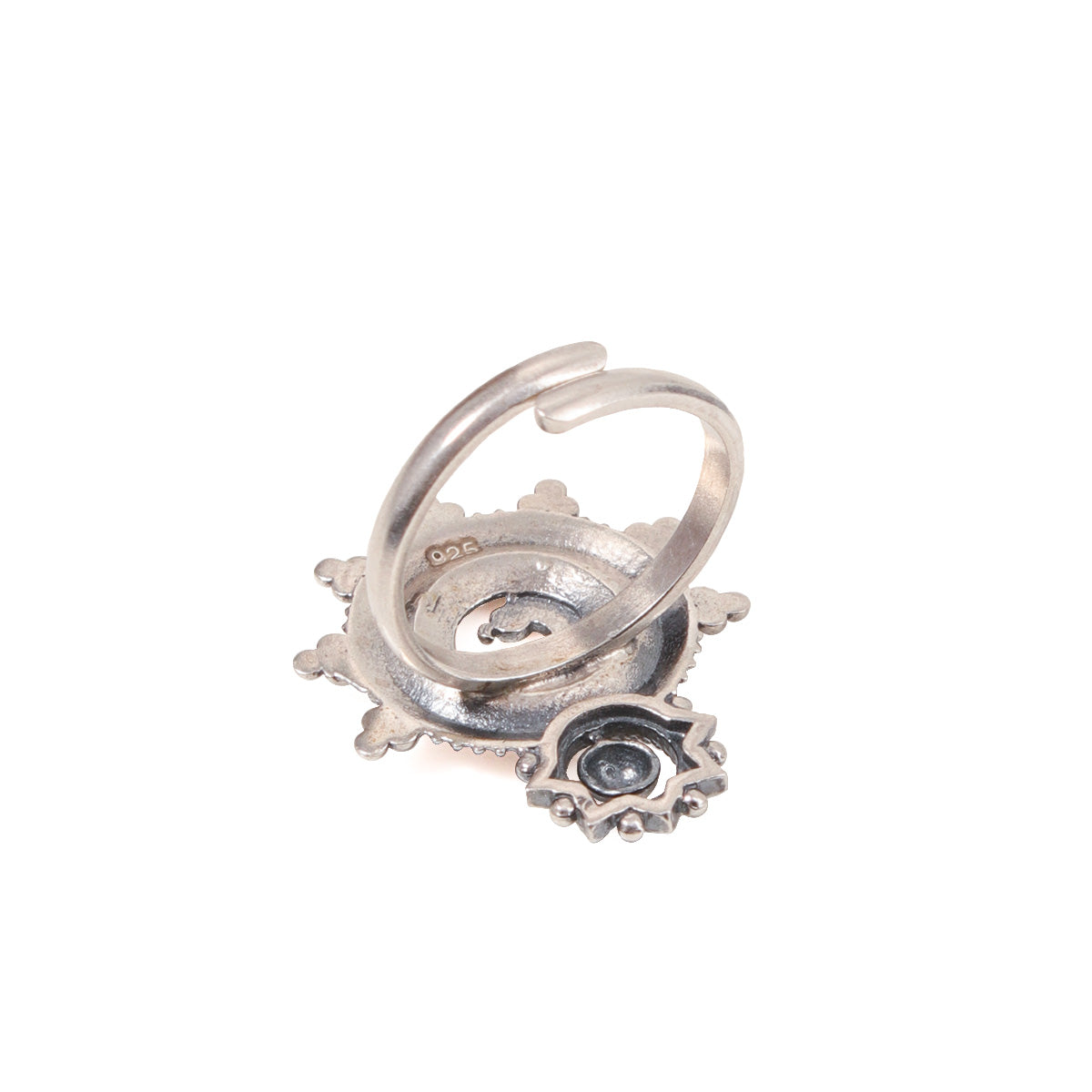 Hansika Silver Finger Ring by MOHA