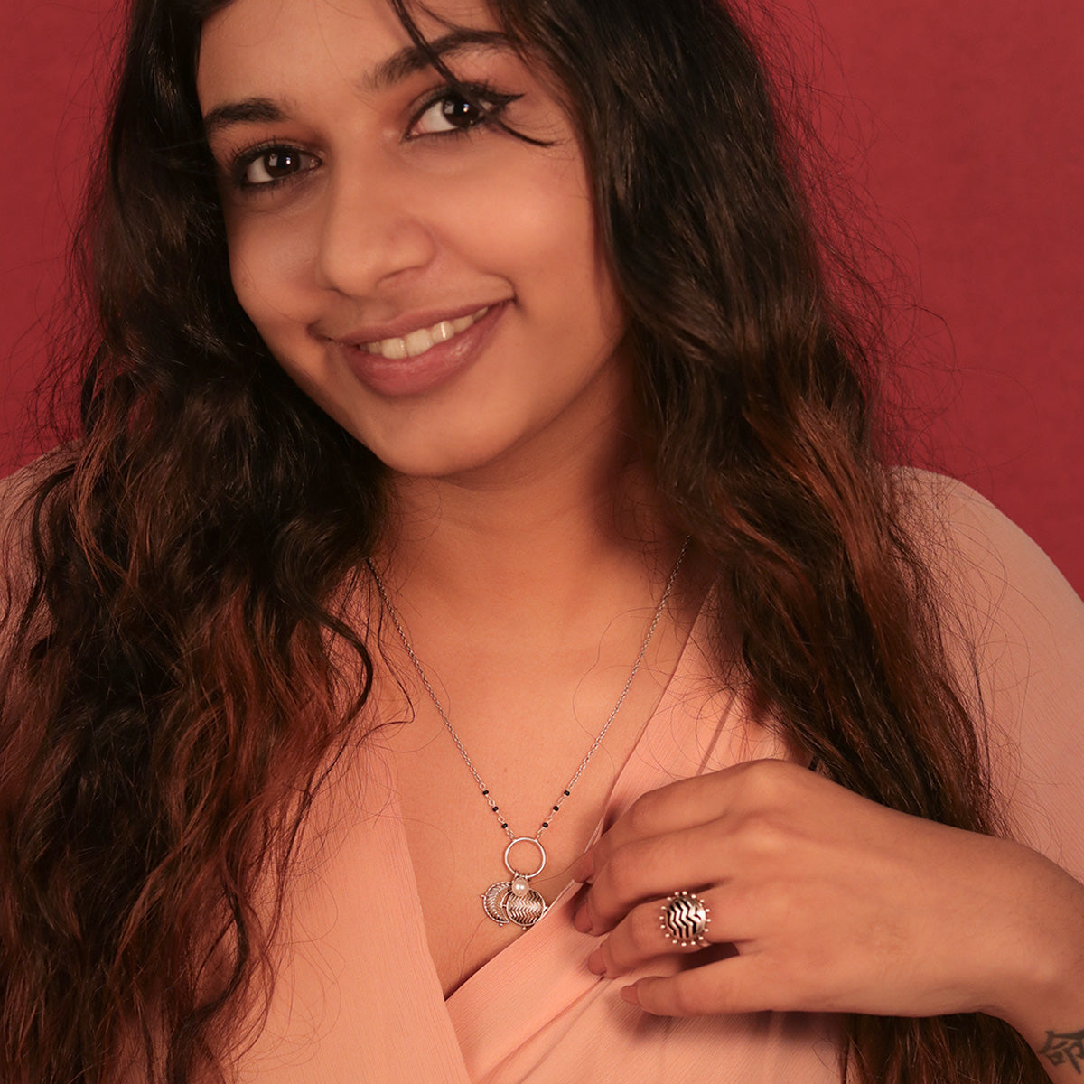 Eternity Silver Mangalsutra by MOHA