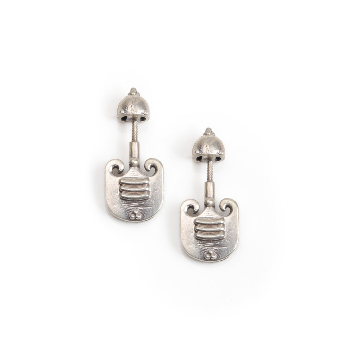 Vibhuti Silver Bugadi - Pierced, Small by MOHA
