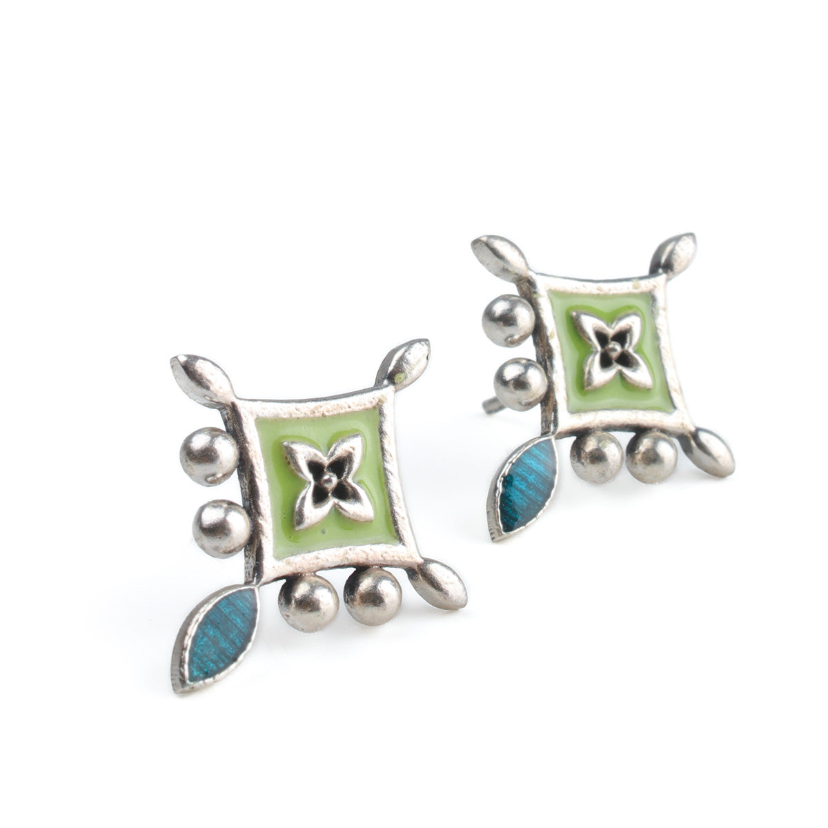 Kriti Silver Earrings by MOHA