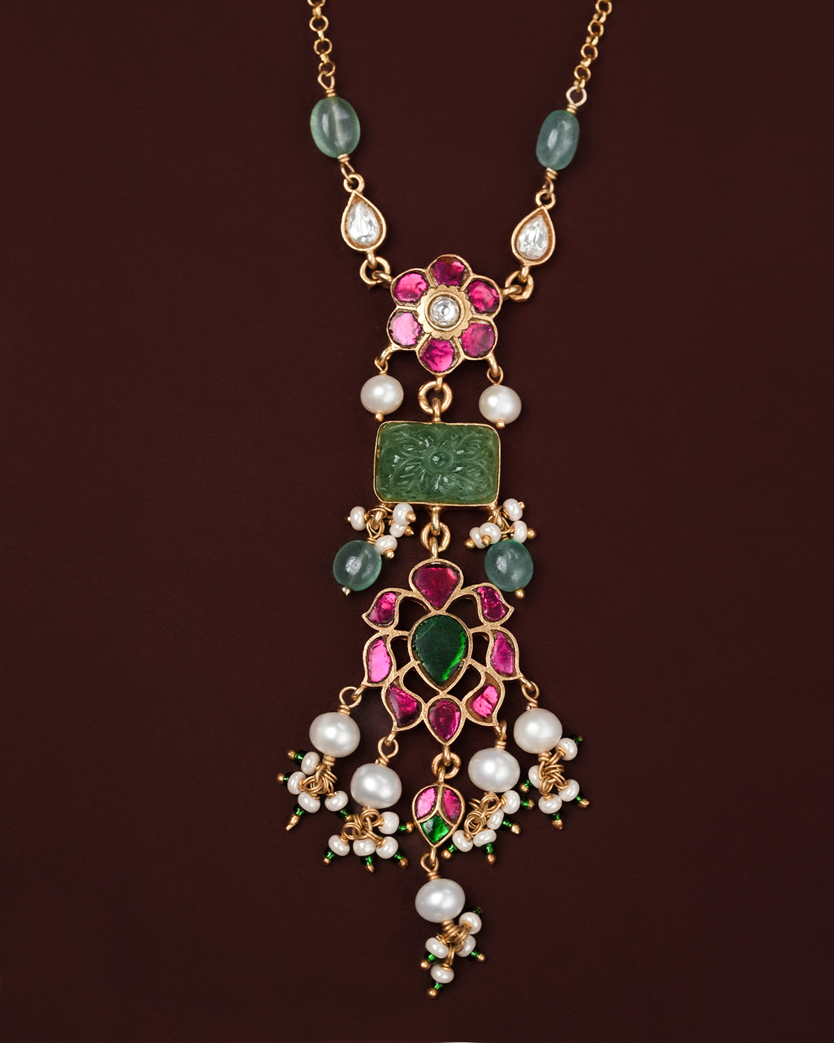 Anvi Silver Pendant with Chain by MOHA
