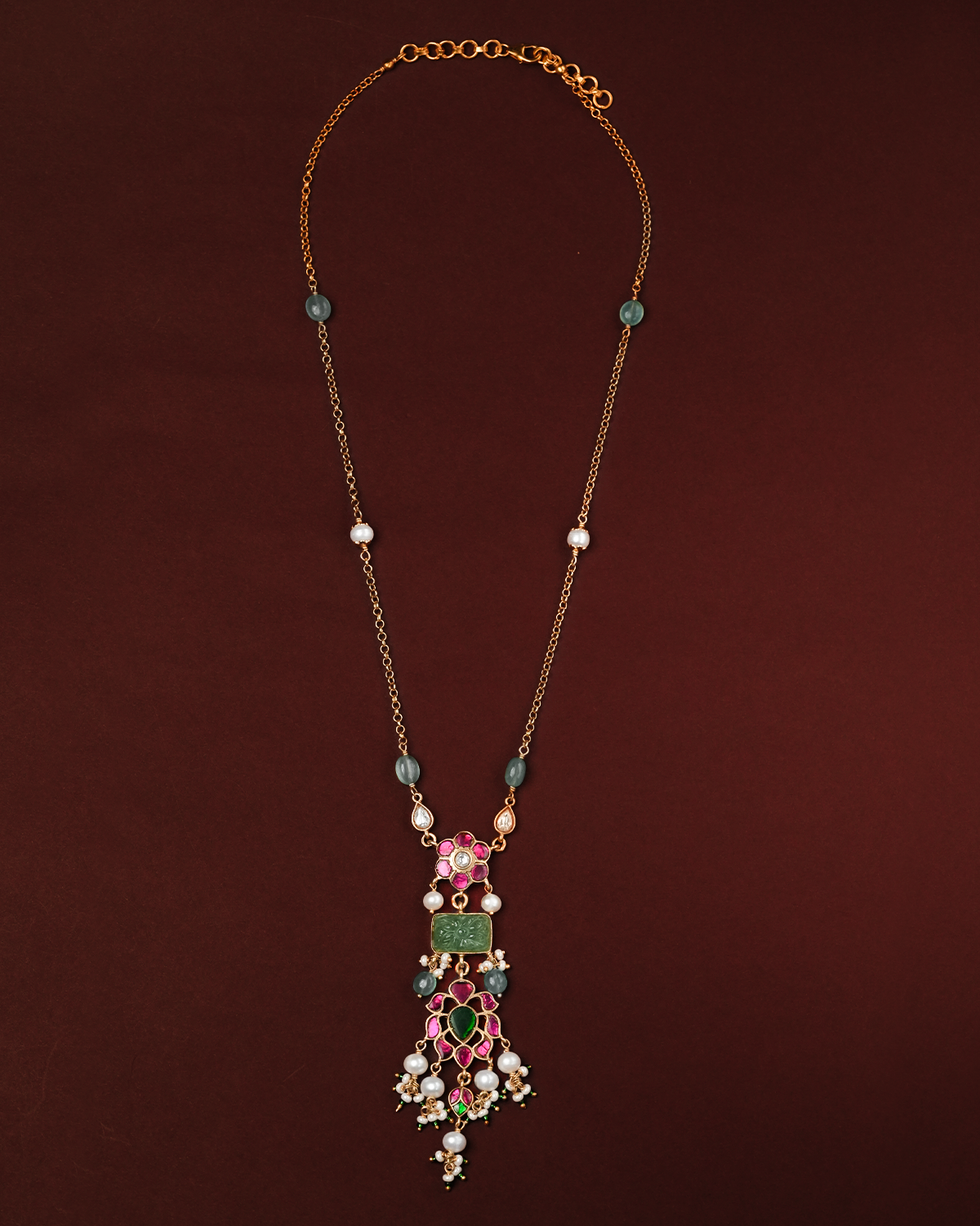 Anvi Silver Pendant with Chain by MOHA