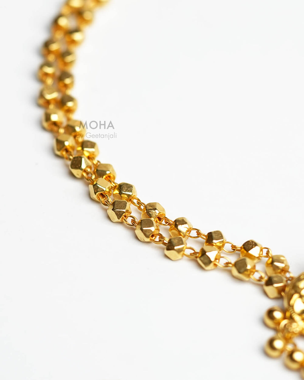 Ashtapailu Silver Necklace by MOHA (Gold Plated)