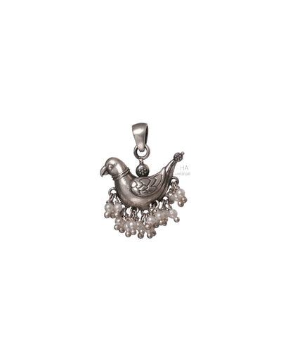 Baby Sarika Silver Pendant by MOHA (Only Pendant)