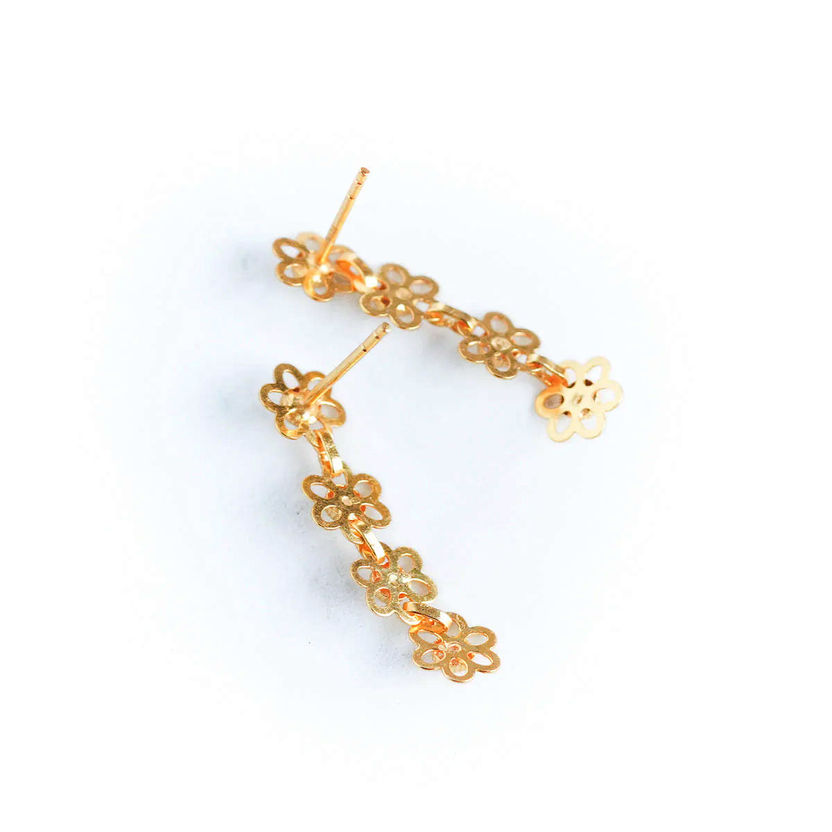 Bakuli Silver Earrings [Gold Plated] by MOHA