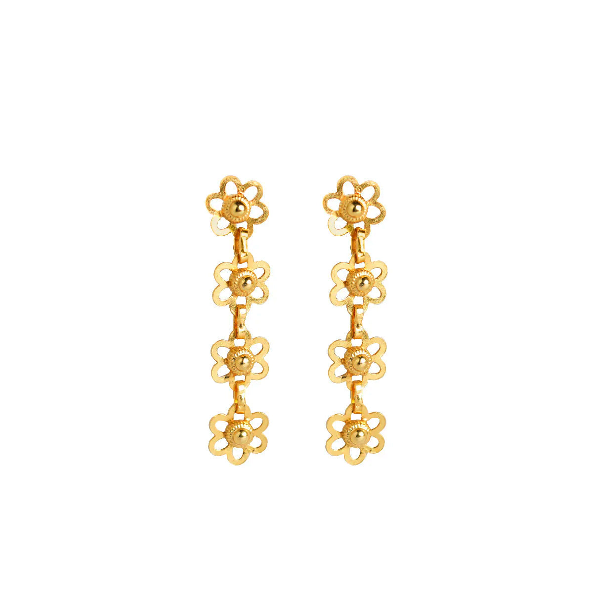 Bakuli Silver Earrings [Gold Plated] by MOHA